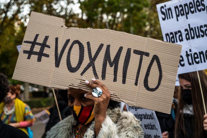Protesta contra vox