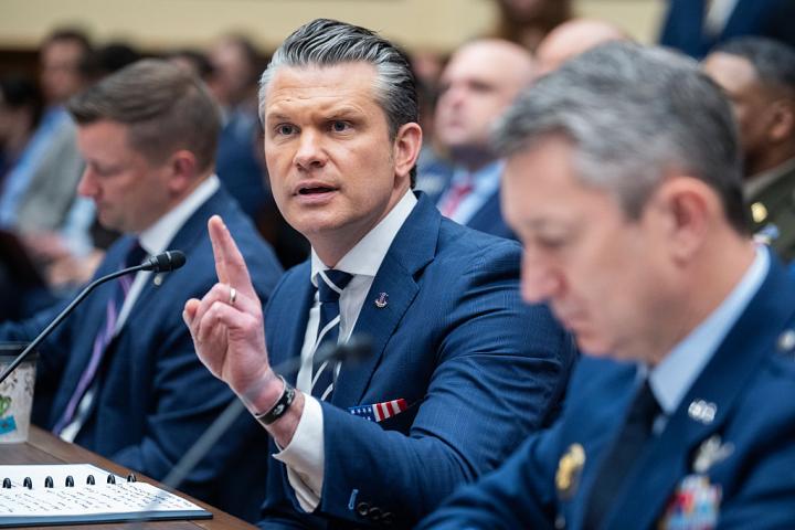 Pete Hegseth, en una intervención reciente