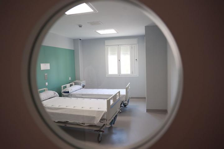 Interior de una de las habitaciones del Hospital Virgen del Rocío de Sevilla