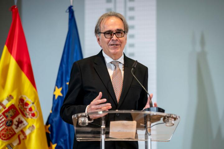 Joan Subirats, en su discurso de despedida como ministro de Universidades