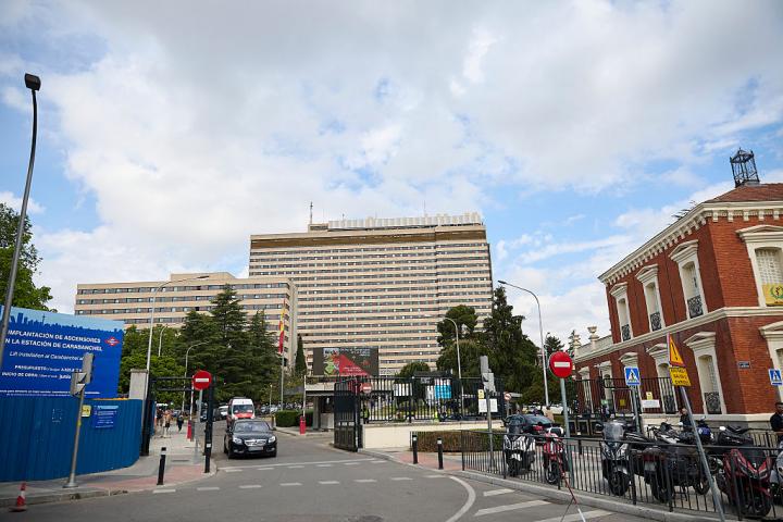 Fachada del Hospital Gómez Ulla, el 7 de mayo de 2026.