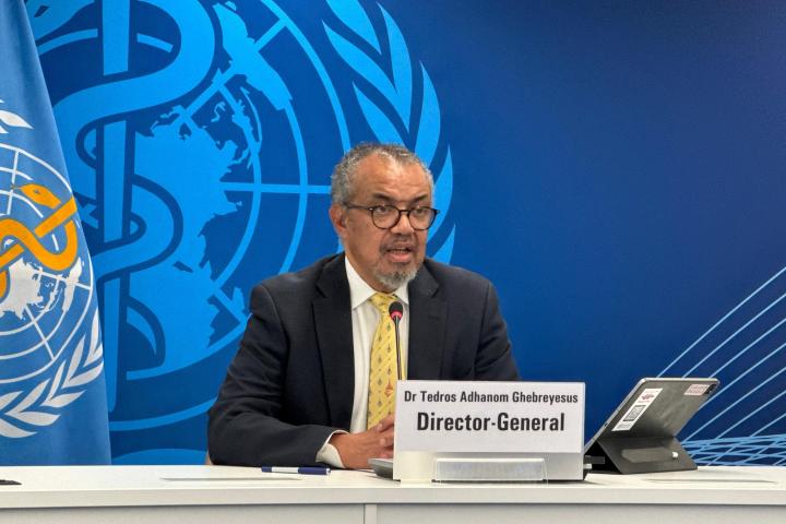 Tedros Adhanom Ghebreyesus, director general de la Organización Mundial de la Salud, en una imagen de archivo.