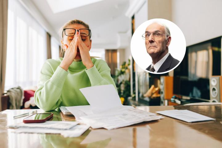 Manuel Sans Segarra, médico y cirujano y una mujer estresada