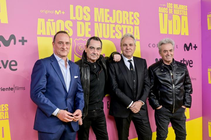 Daniel Mezquita, Javier Molina, David Summers y Rafael Muñoz, integrantes de Hombres G.