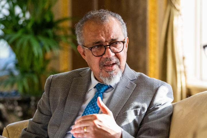 El director general de la OMS, Tedros Adhanom.