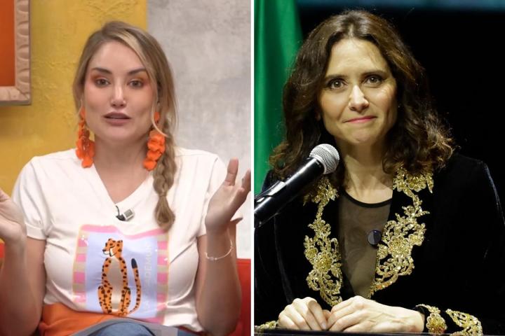 Fotomontaje de Alba Carrillo e Isabel Díaz Ayuso.