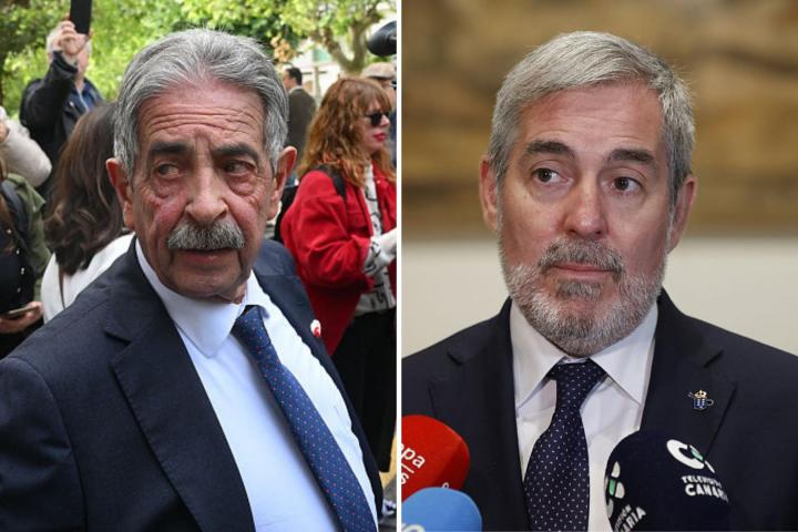 Fotomontaje de Miguel Ángel Revilla y Fernando Clavijo.