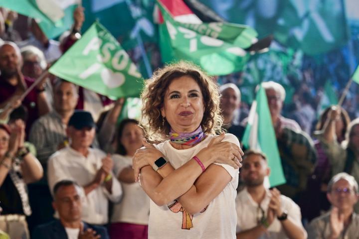 María Jesús Montero, candidata del PSOE a la Junta de Andalucía
