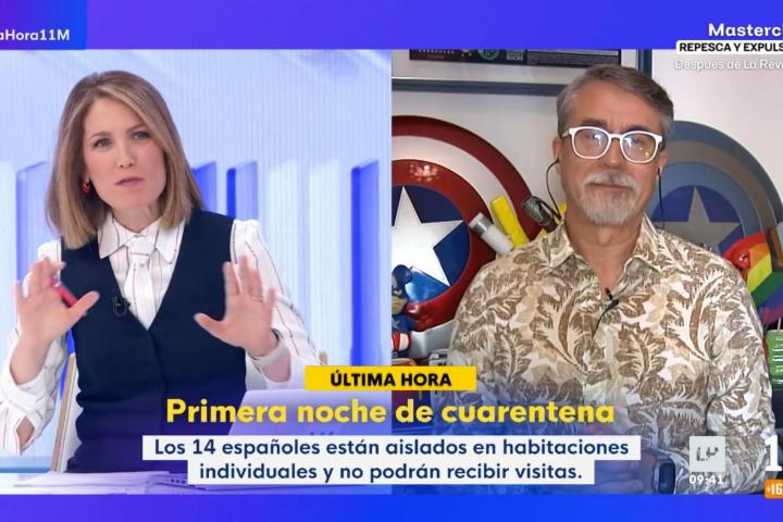 Silvia Intxaurrondo y Alfred Corell en TVE.