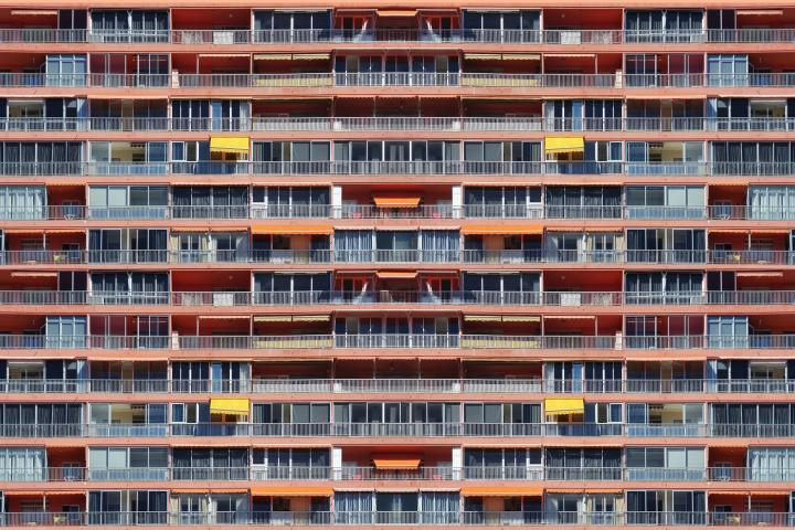 Un bloque de viviendas en Tenerife.