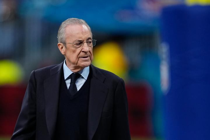 Florentino Pérez, en una imagen de archivo en el Santiago Bernabéu.