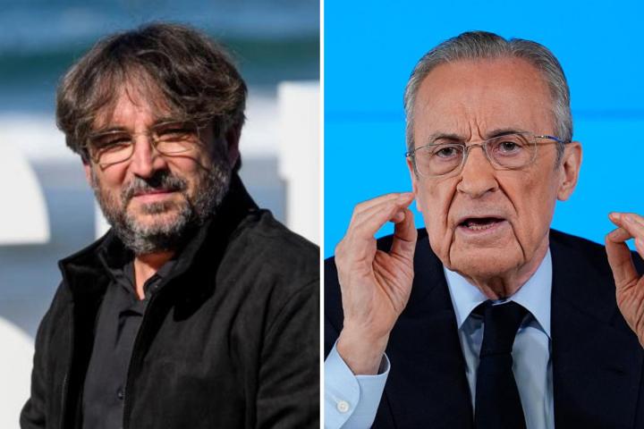 Fotomontaje de Jordi Évole y Florentino Pérez.