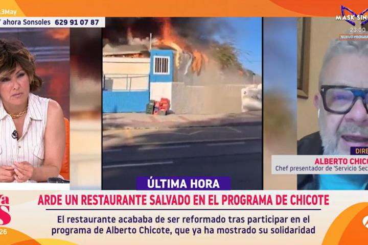 Alberto Chicote, durante su intervención en 'Y ahora Sonsoles'