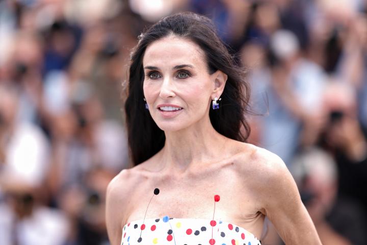 Demi Moore, este martes en el Festival de Cannes