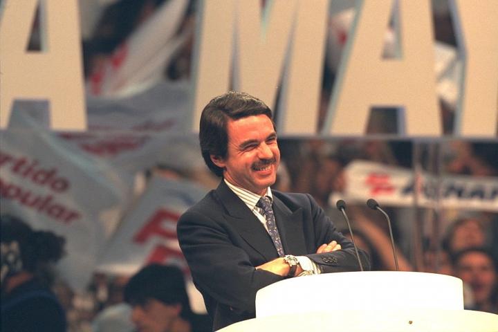 José María Aznar, en 1996