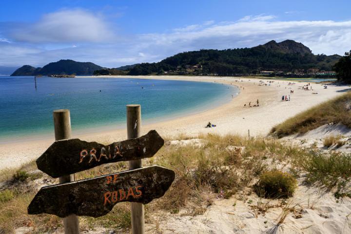 alt="alt="Una imagen de archivo de la Playa de Rodas en las Islas Cíes, Pontevedra""
