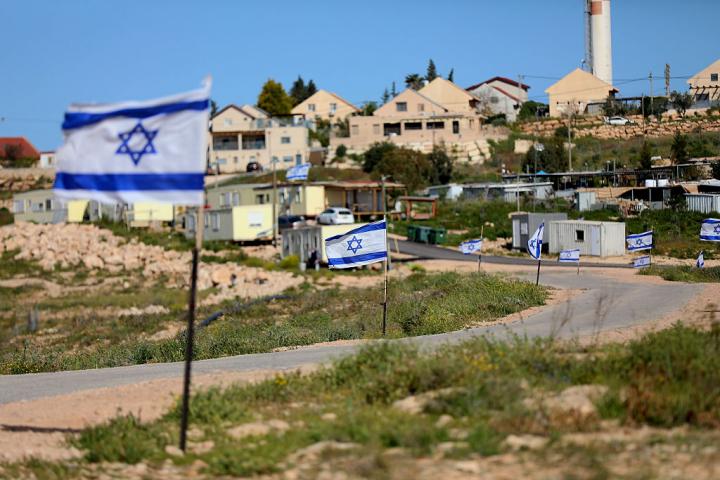 Asentamiento judío de Masafer Yatta, al sur de Hebrón, en Cisjordania, en abril de 2026.