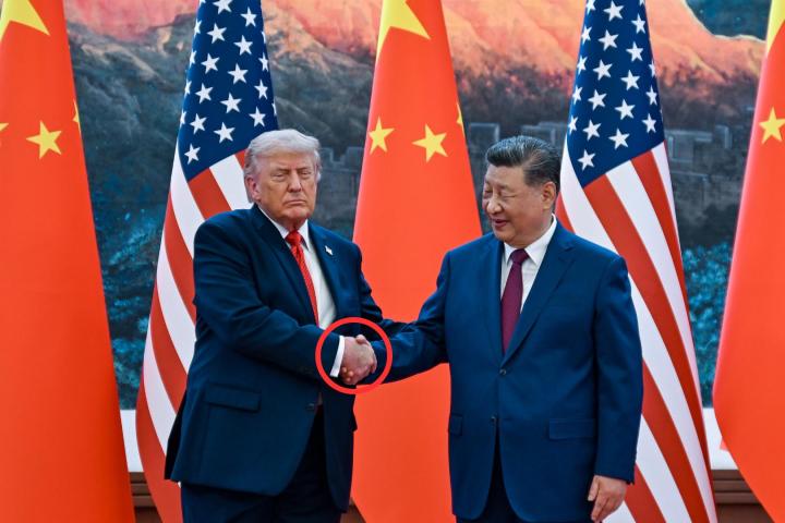 Donald Trump y Xi Jinping.