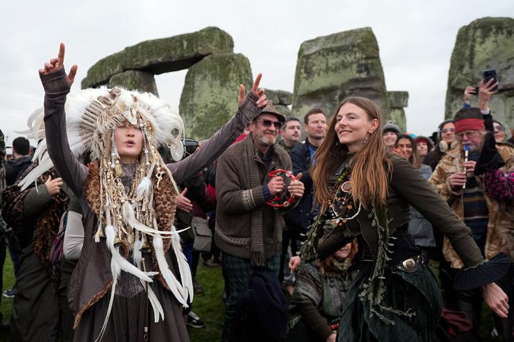 Fiesta del Solsticio de invierno en Stonehenge