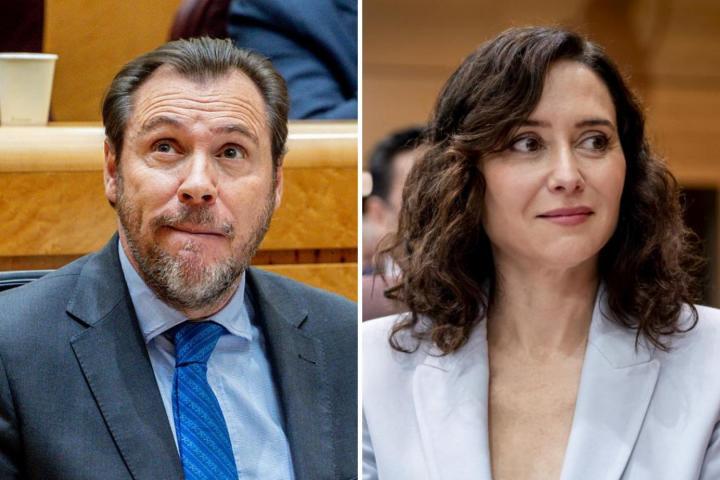 Óscar Puente e Isabel Díaz Ayuso.