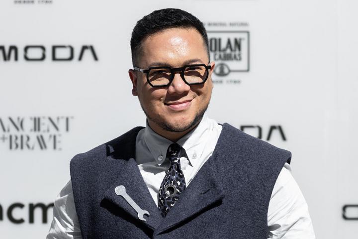 Daniel Chong, en un pase de moda