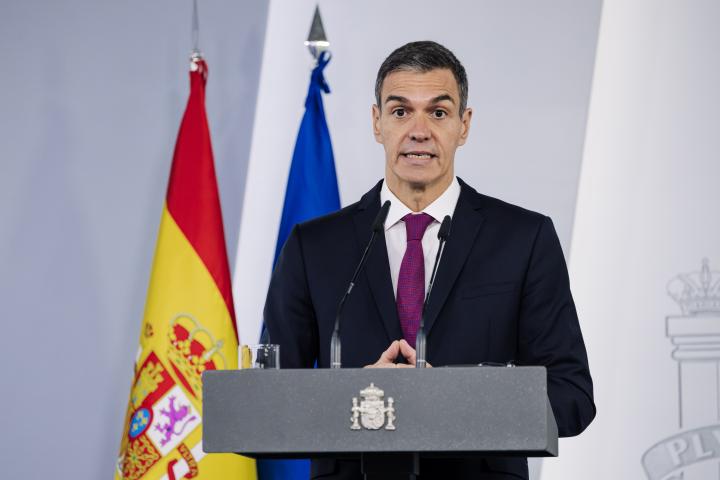 El presidente del Gobierno, Pedro Sánchez.