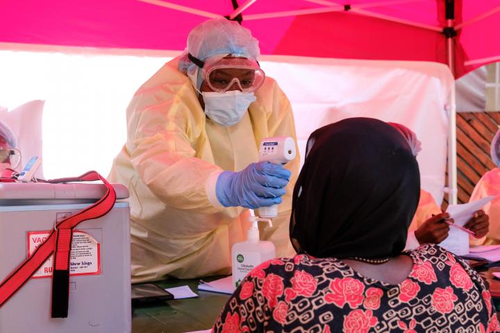 Medidas de control y precaución ante el brote de ébola en Kampala (Uganda), en febrero de 2025.