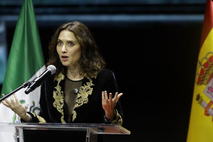 La presidenta de la Comunidad de Madrid, Isabel Díaz Ayuso, en México.