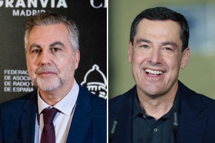 Fotomontaje de Carlos Alsina y Juanma Moreno.
