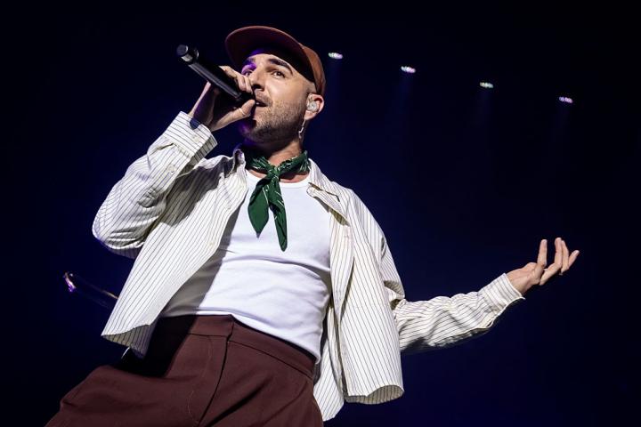 Nil Moliner en su concierto en el Movistar Arena en diciembre.