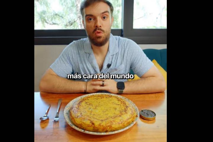 El vídeo de Ibai Llanos con la tortilla de patatas.