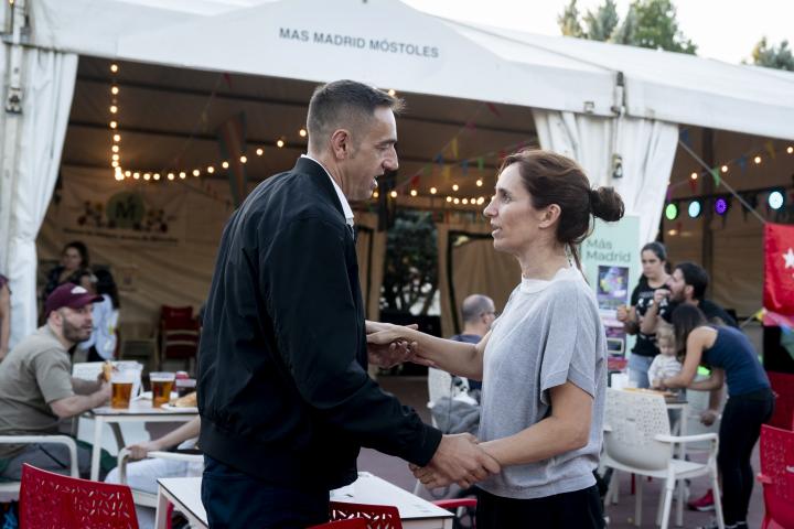Emilio Delgado y Mónica García, de Más Madrid.