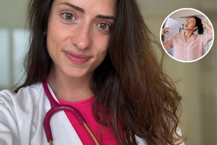 Marín Berbell y una mujer con calor