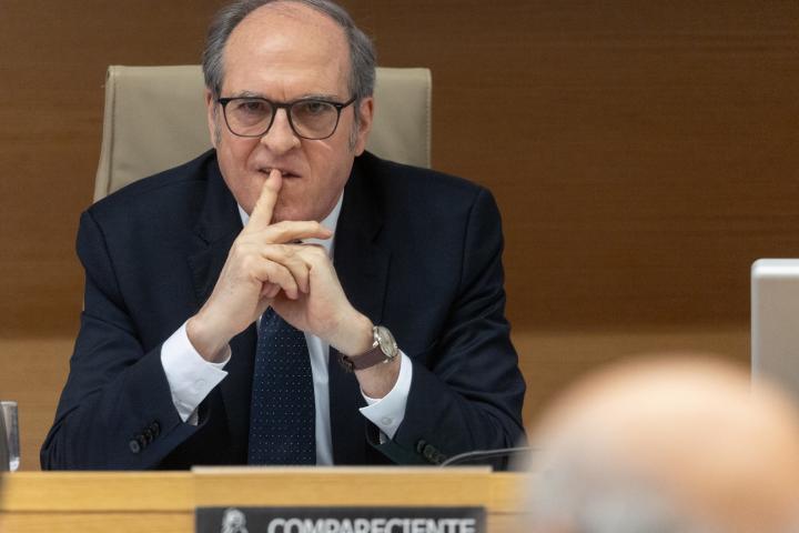 Ángel Gabilondo, el defensor del Pueblo, en una comparecencia en el Congreso de los Diputados.