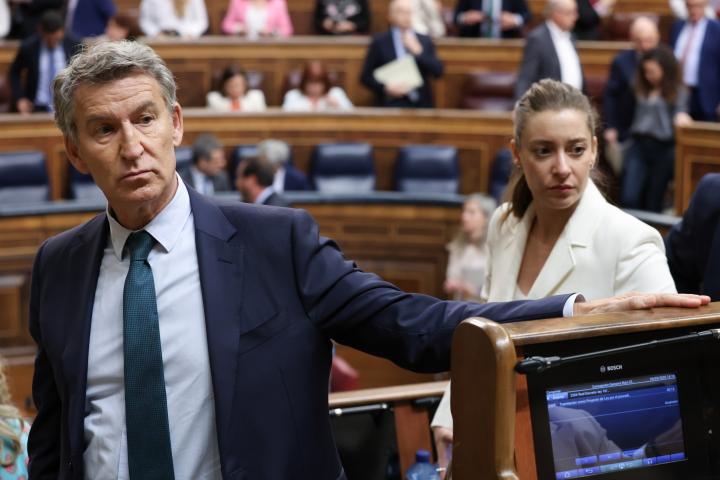 El presidente del Partido Popular, Alberto Núñez Feijóo.