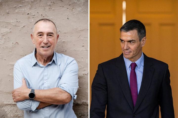 Joan Baldoví y Pedro Sánchez, en una imagen de archivo.