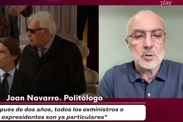 El politólogo Joan Navarro en La noche en 24 horas.