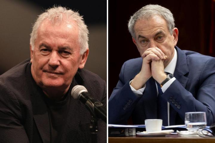 Fotomontaje de Víctor Manuel y José Luis Rodríguez Zapatero.