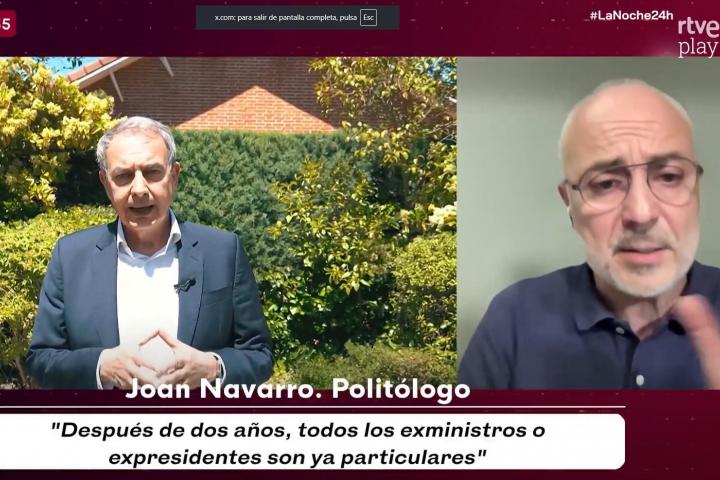 Joan Navarro habla así de lo que supone la imputación de Zapatero.