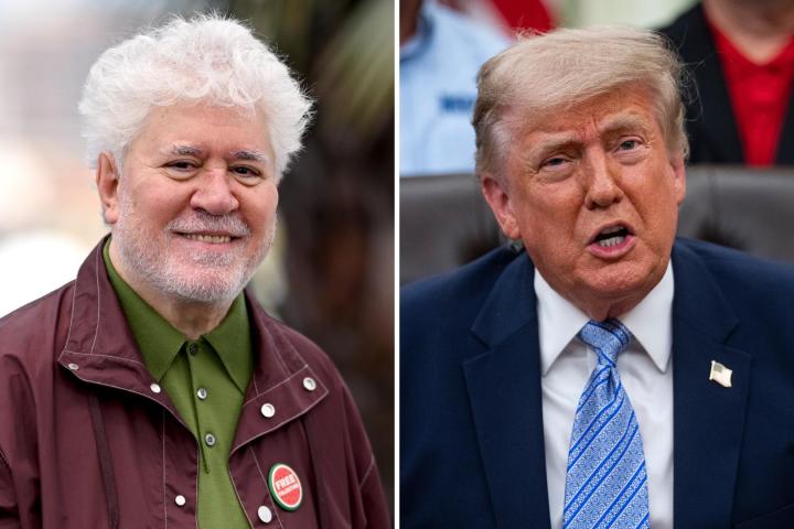 Pedro Almodóvar y Donald Trump.
