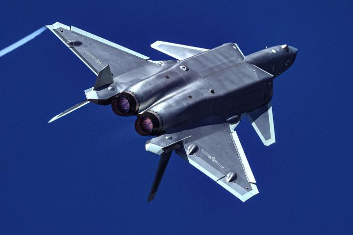 El caza chino J-20, en una imagen de archivo