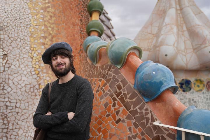 BARCELONA CATALONIA, SPAIN - FEBRUARY 04: The writer David Ucles poses during the presentation of his novel 'La ciudad de las luces muertas', at Casa Batllo, on 4 February 2026, in Barcelona, Catalonia, Spain. In 'La ciudad de las luces muertas', winner of the Nadal Prize 2026, Ucles mixes epochs and great characters to narrate the life in a Barcelona that suffers a total blackout of natural and electric light. (Photo By David Zorrakino/Europa Press via Getty Images)