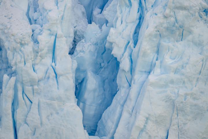 Imagen de uno de los glaciares de la Antártida, el Shoesmith, que también se está derritiendo