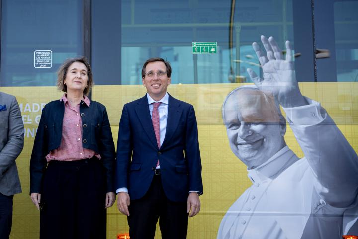 Marta rivera de la Cruz y Almeida preparan la visita del papa