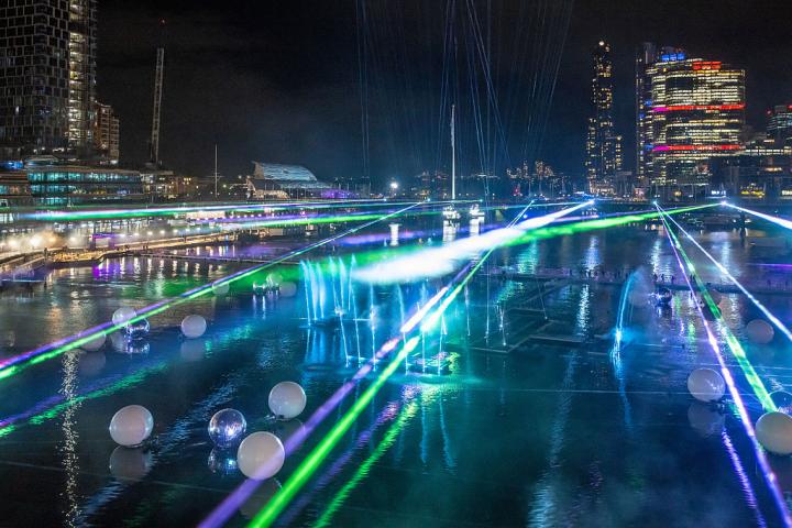 Espectáculo de luces en la apertura del festival Vivid Sydney el pasado 22 de mayo