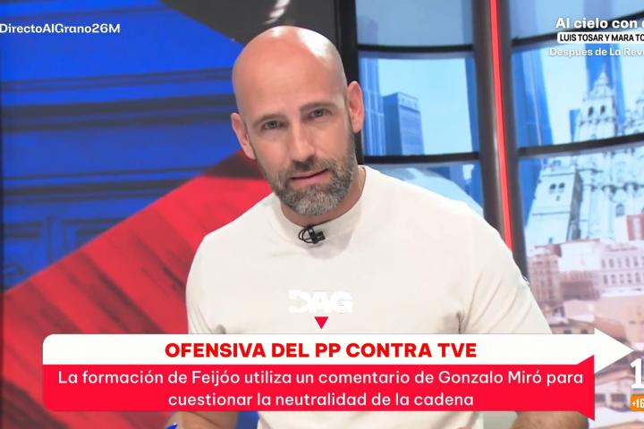 Gonzalo Miró, presentador de 'Directo al grano'