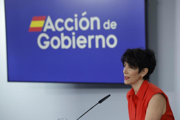 La ministra de Inclusión, Seguridad Social y Migraciones y portavoz del Gobierno, Elma Saiz