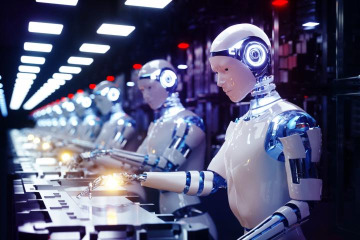 Robots trabajando