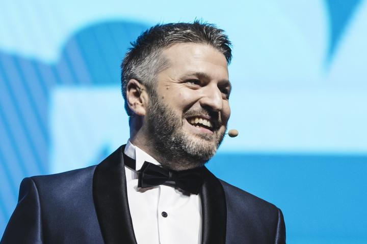 Aimar Bretos en los Premios Ondas