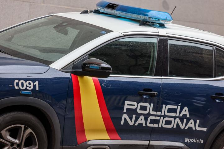 Coche patrulla de Policía Nacional